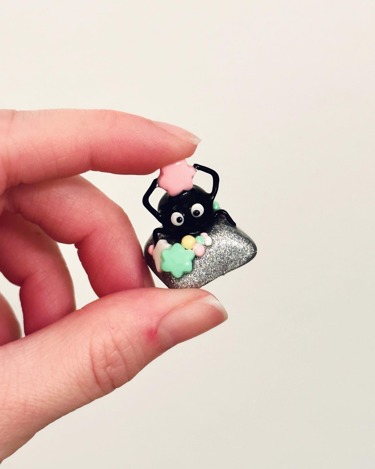 Handmade Soot Sprite Artisan Keycap