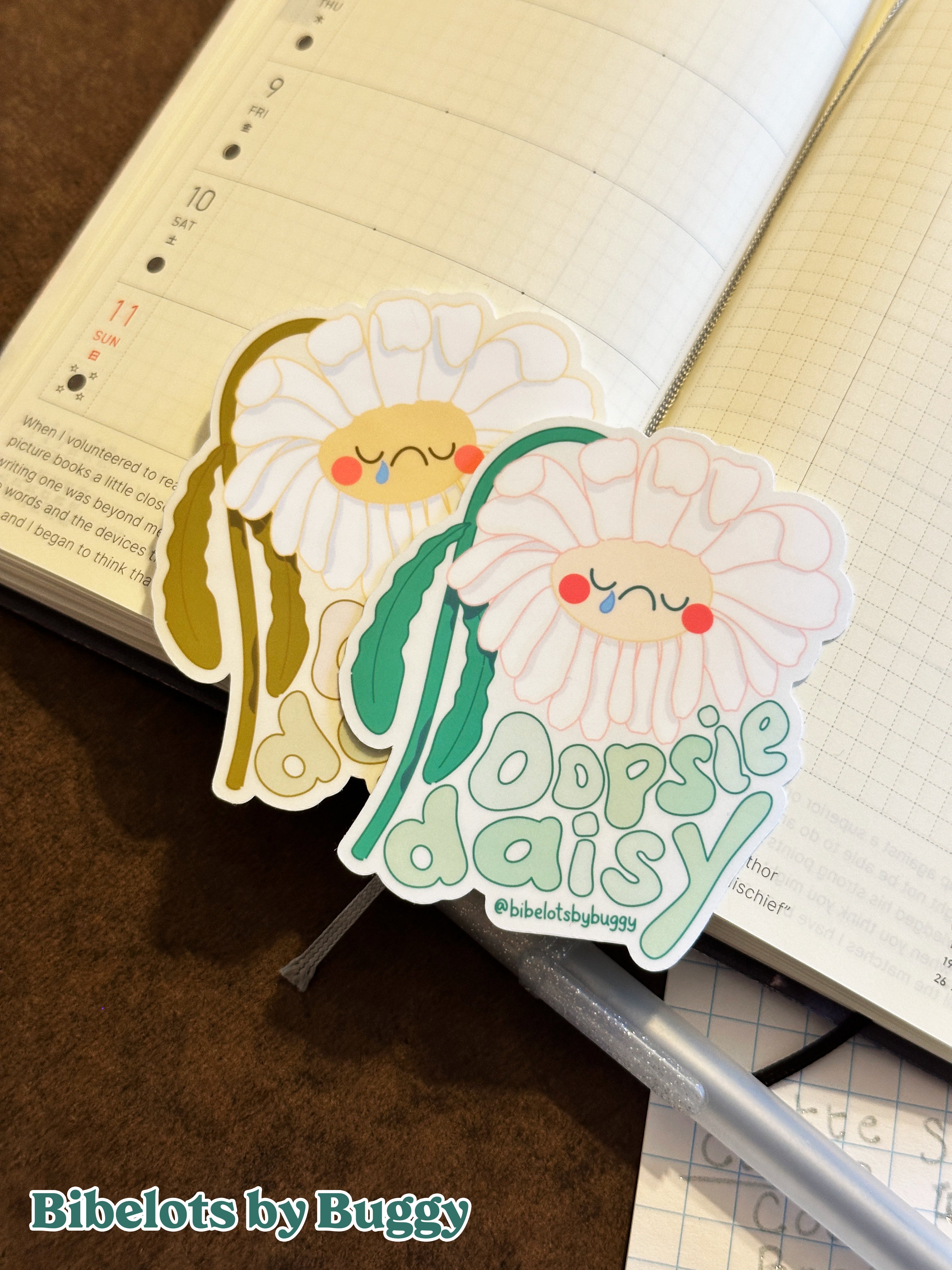 Oopsie Daisy Sticker
