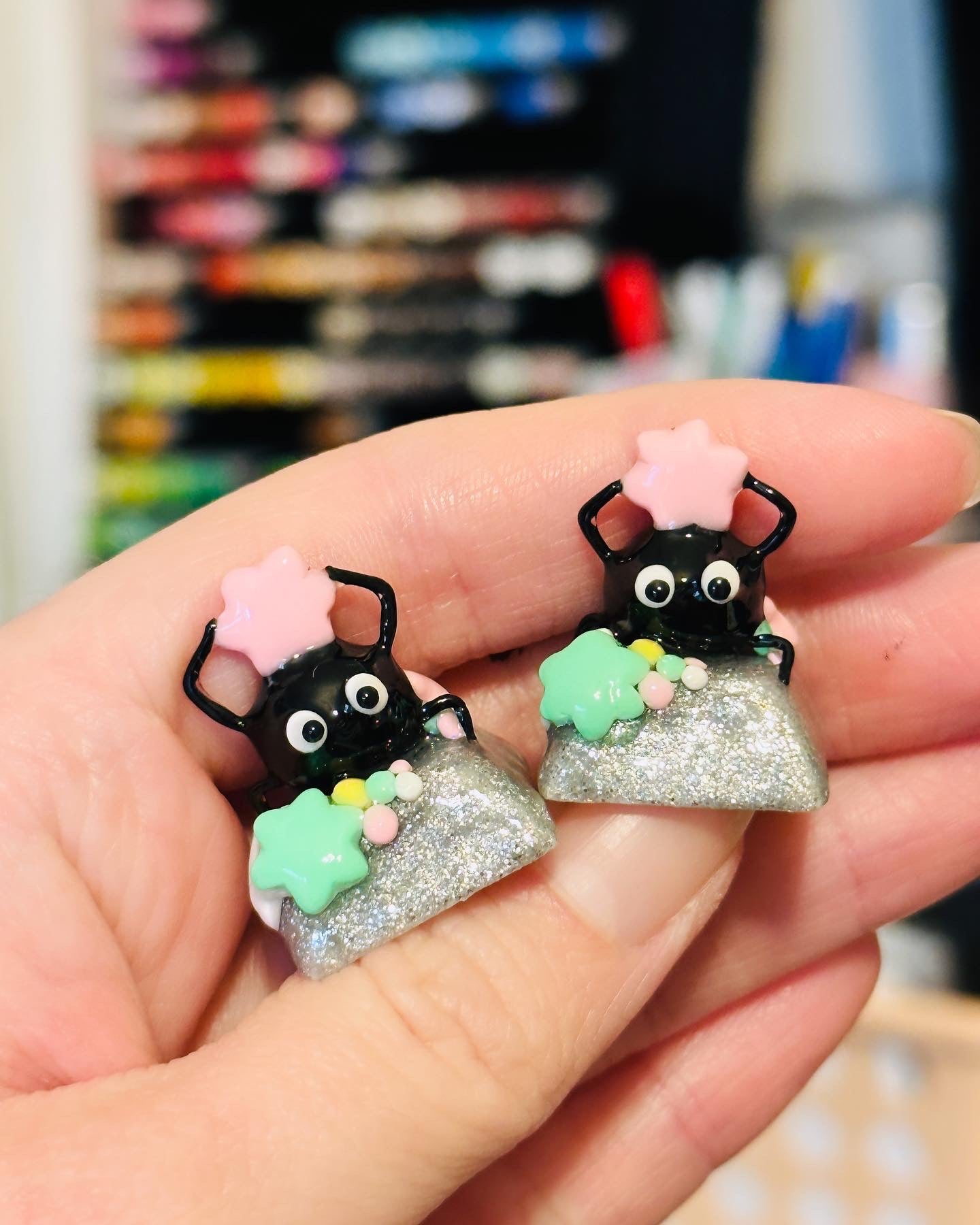 Handmade Soot Sprite Artisan Keycap