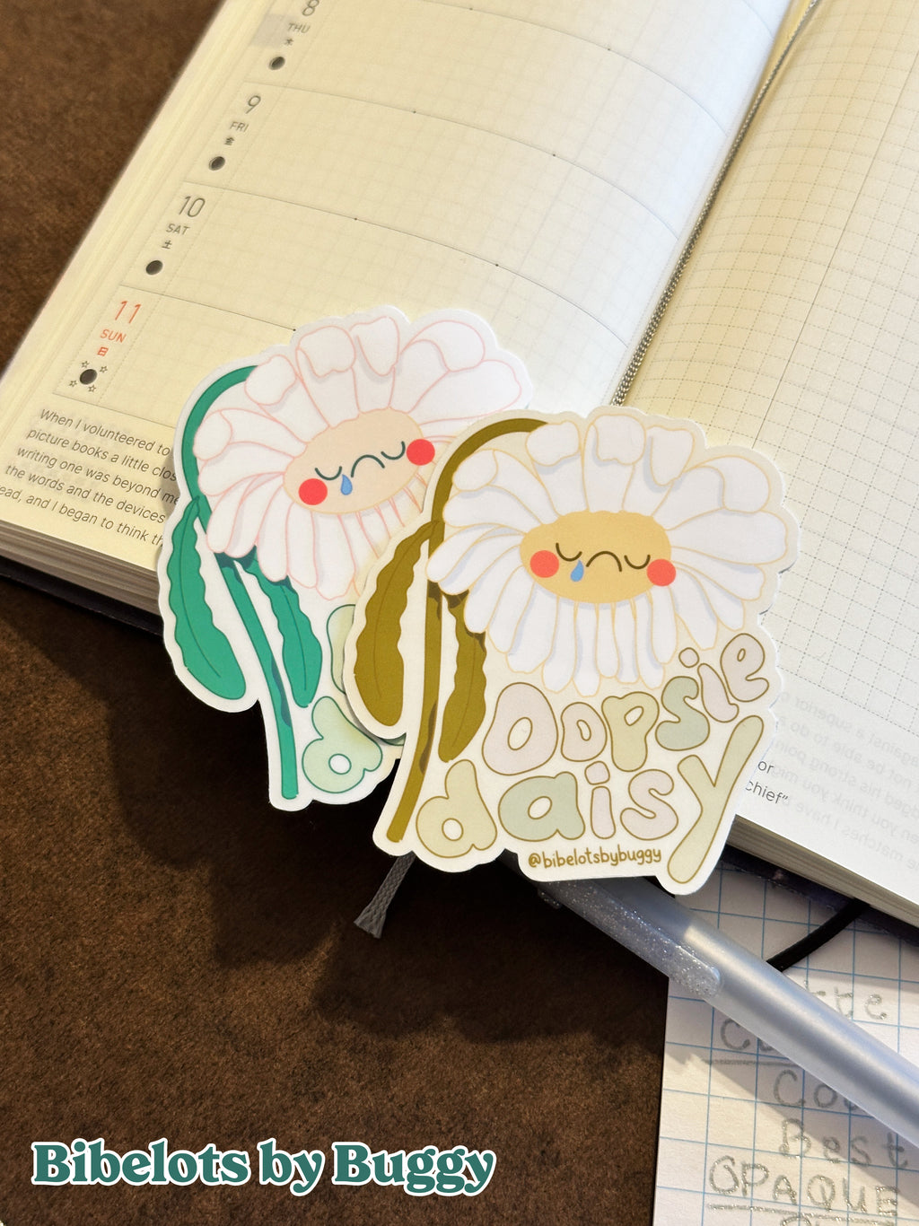 Oopsie Daisy Sticker