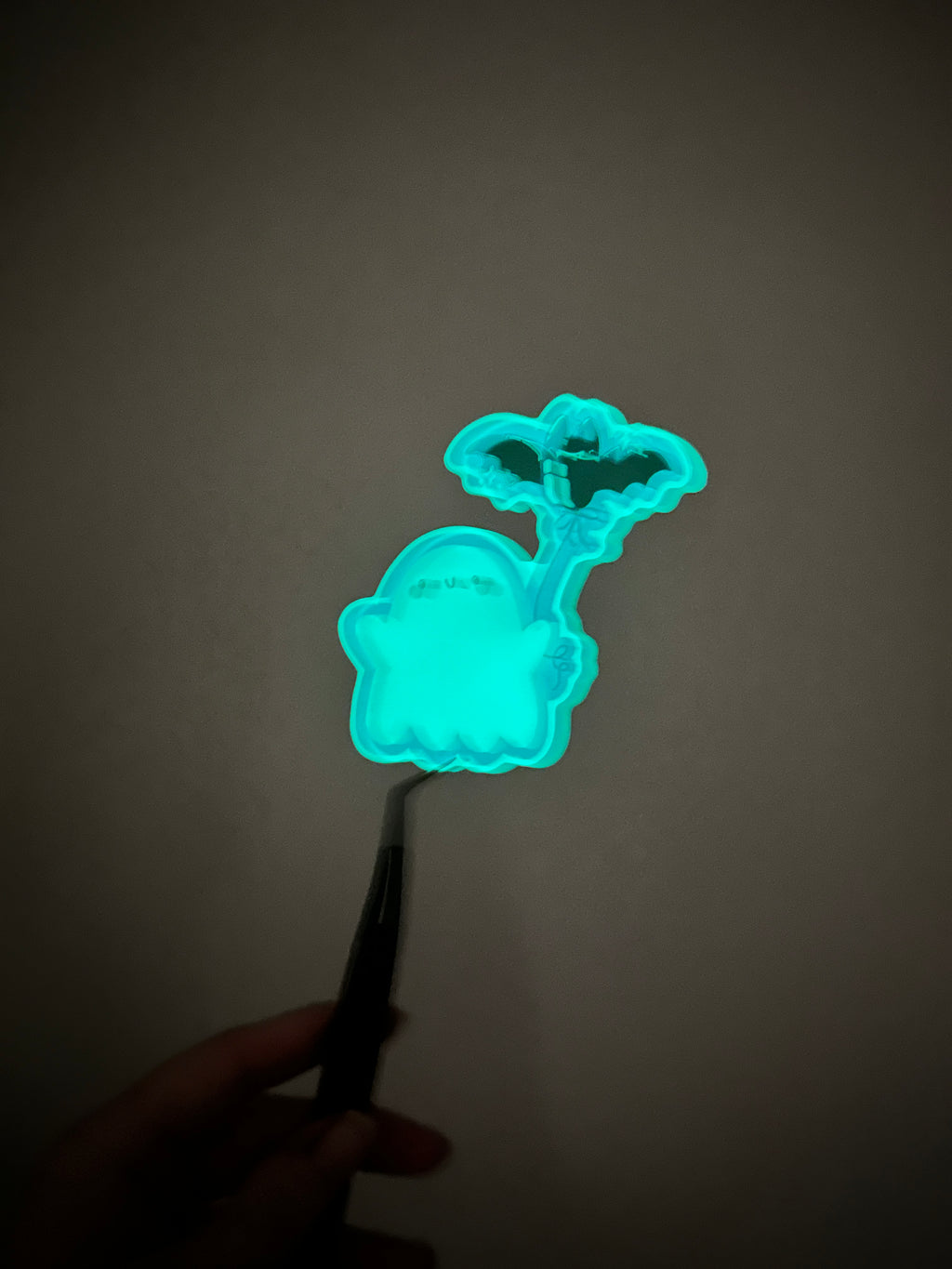 Glow-in-the-Dark Ghostie & Bat Sticker