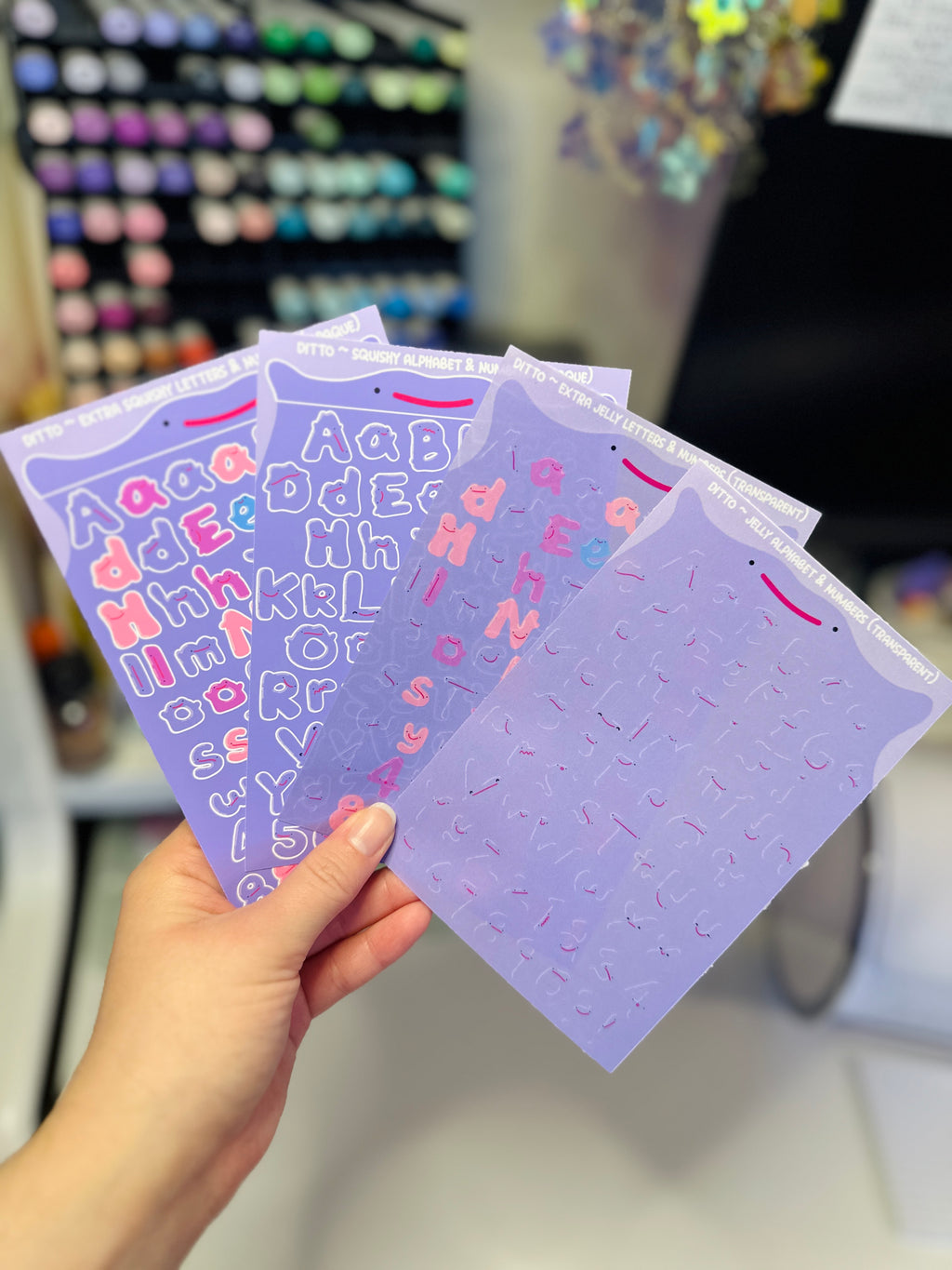Ditto ~ Extra Letters & Numbers Sticker Sheet