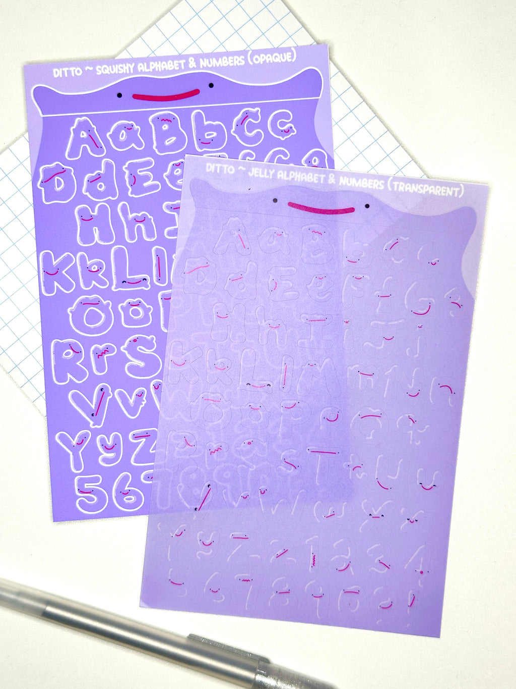 Ditto ~ Alphabet & Numbers Sticker Sheet