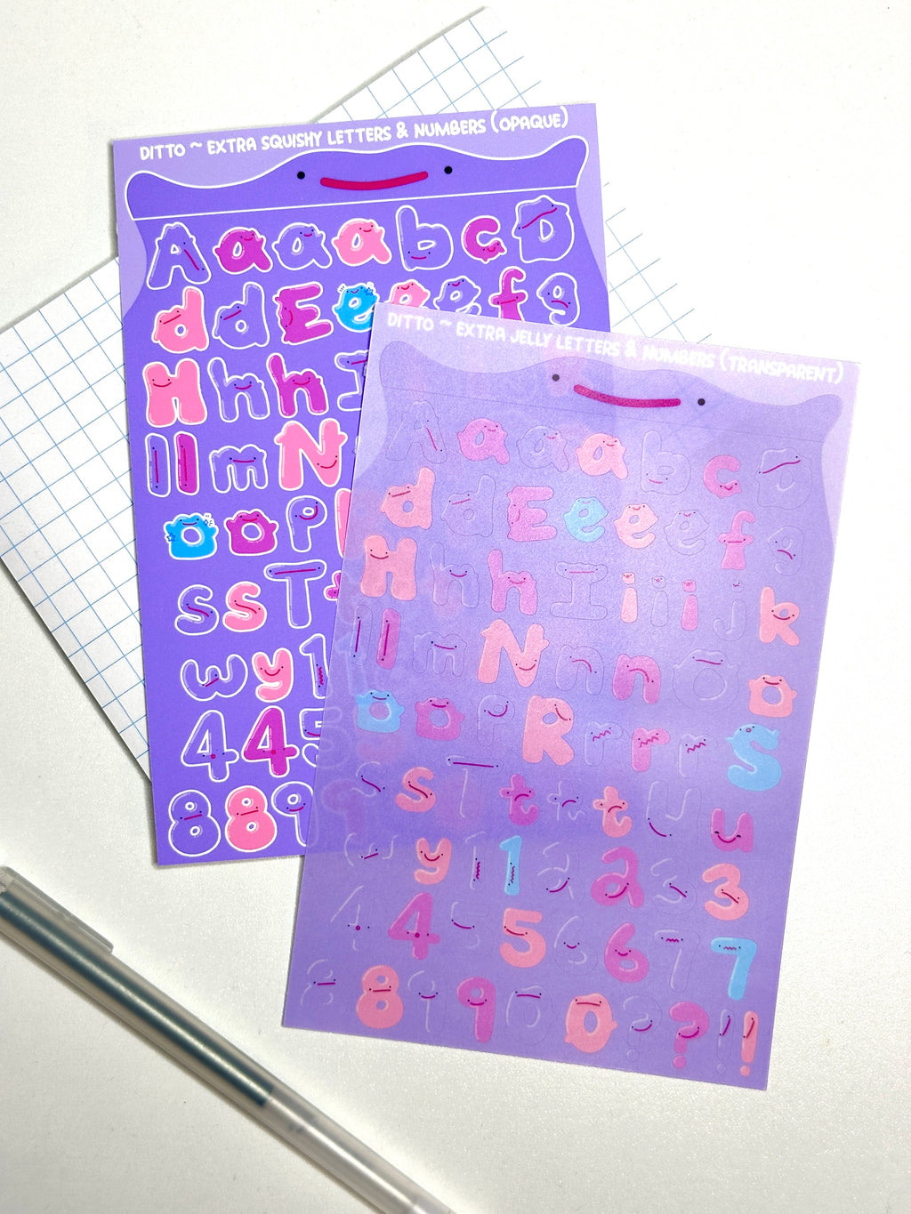 Ditto ~ Extra Letters & Numbers Sticker Sheet