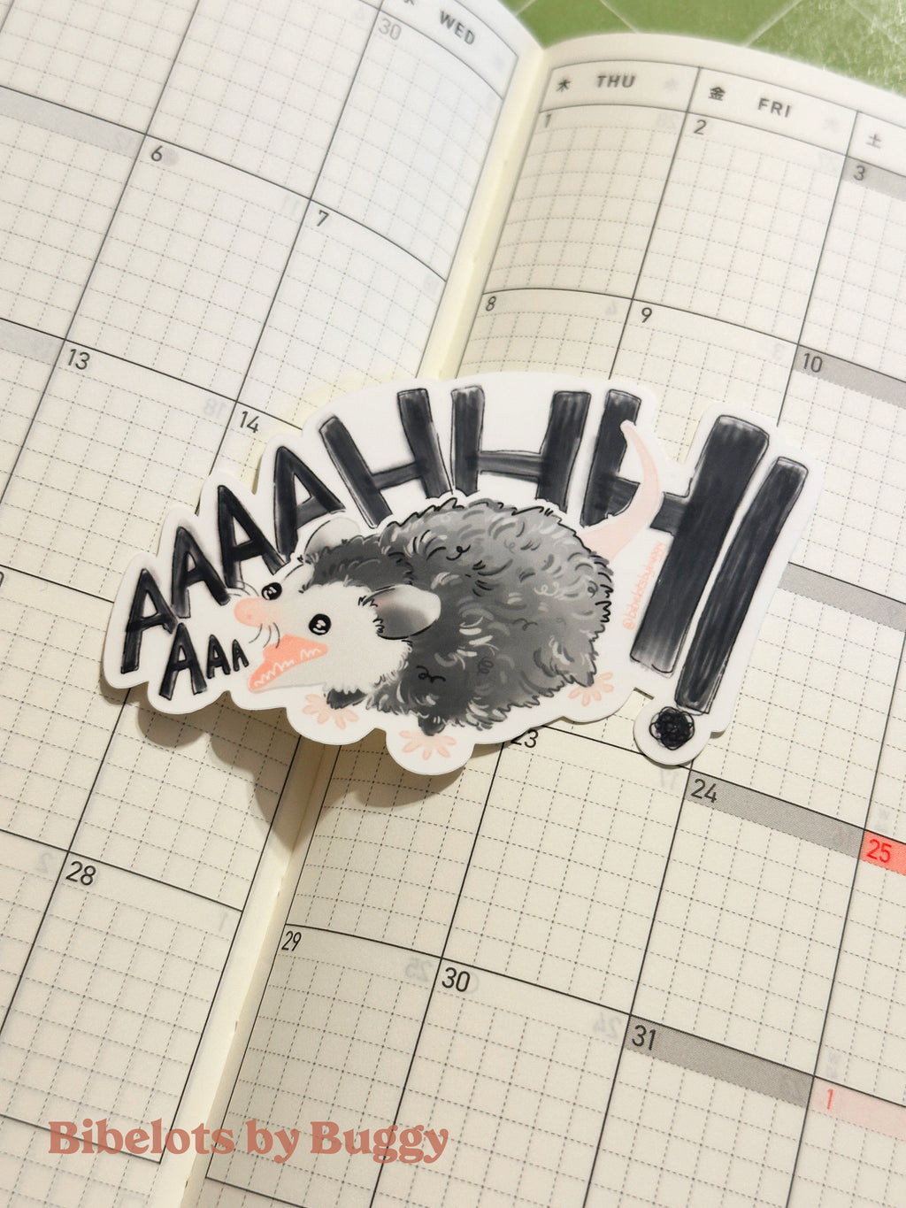AHHHH! Sticker