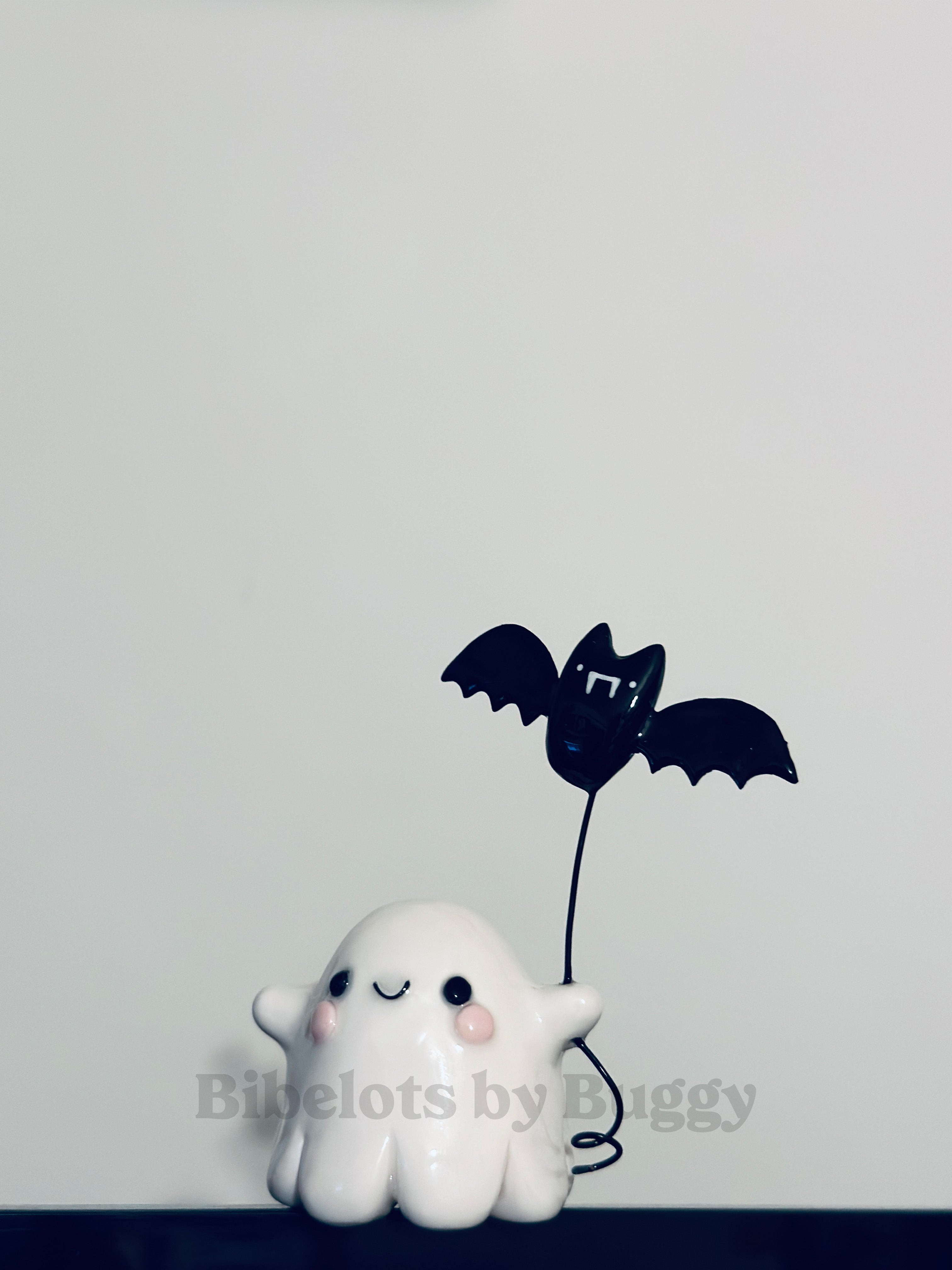 PREORDER | Ghostie with Bat Balloon Figurine